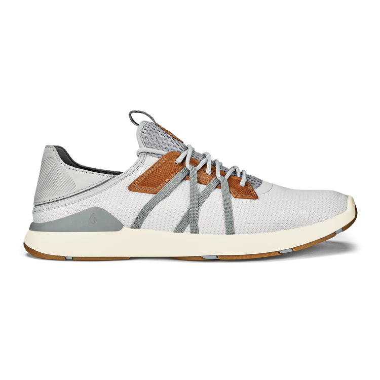 Olukai Men’s Mio Lī Everyday Athletic Shoes - Mist Grey|Poi