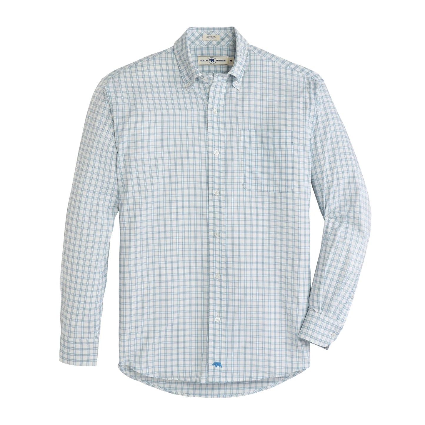 Onward Reserve Laguna Classic Fit Performance Button-Down - Surf