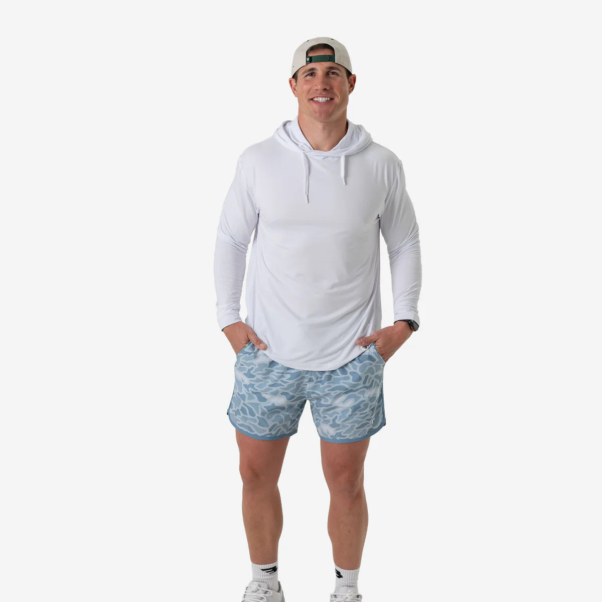 Burlebo Men’s S26 Swim Trucks - Seaside Camo