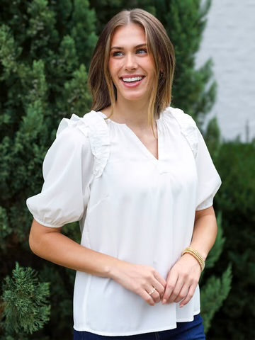 Skylar Top - Ivory
