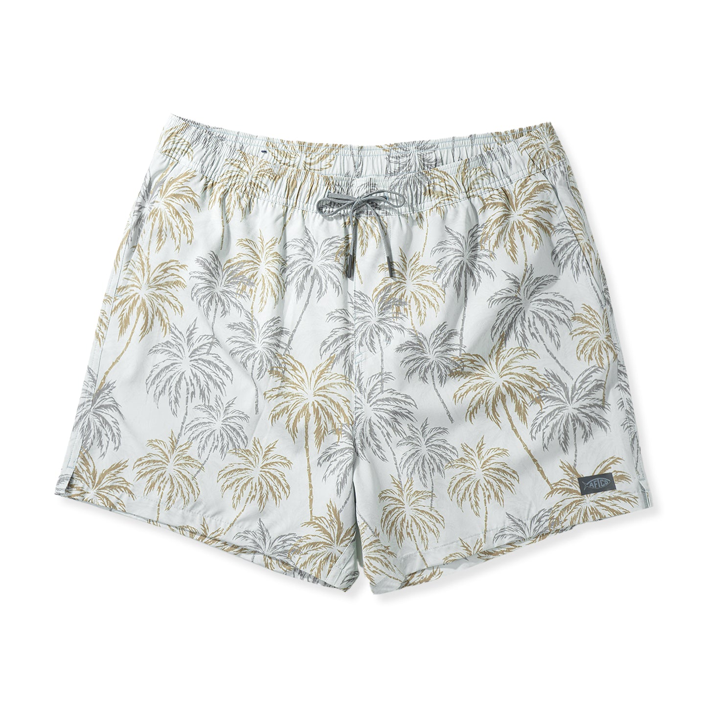Aftco Men’s Strike Printed Swim Shorts 5.5” - Sea Glass