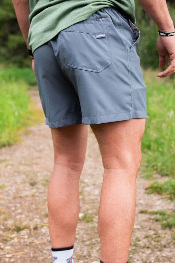 Men’s Burlebo Everyday Short - River Rock Grey