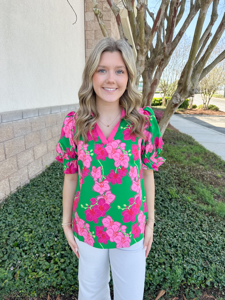 Jessica Top - Orchid Reverie Pink