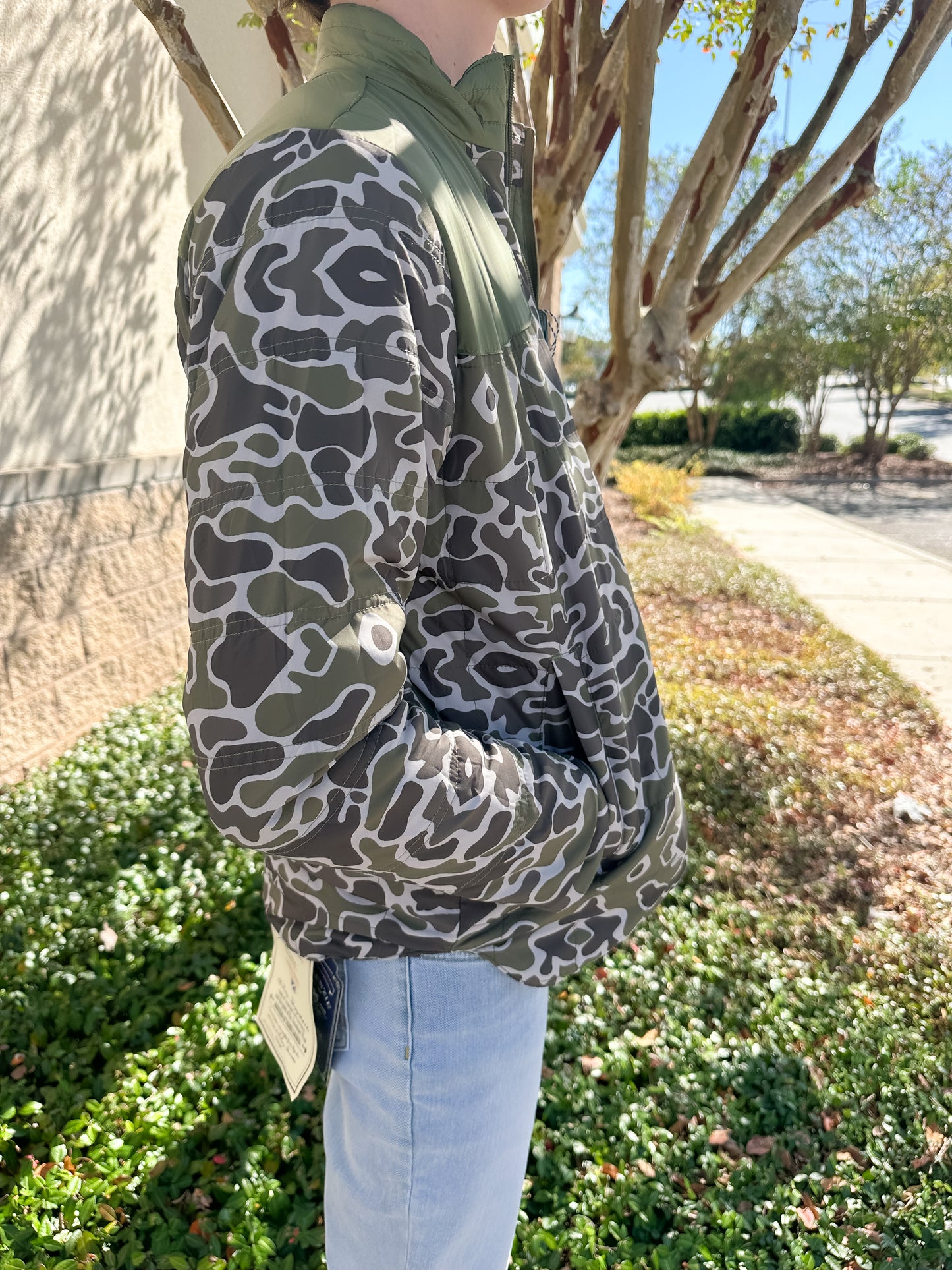 S. Casanova F25 Camo Carter Reversible Lofted Jacket