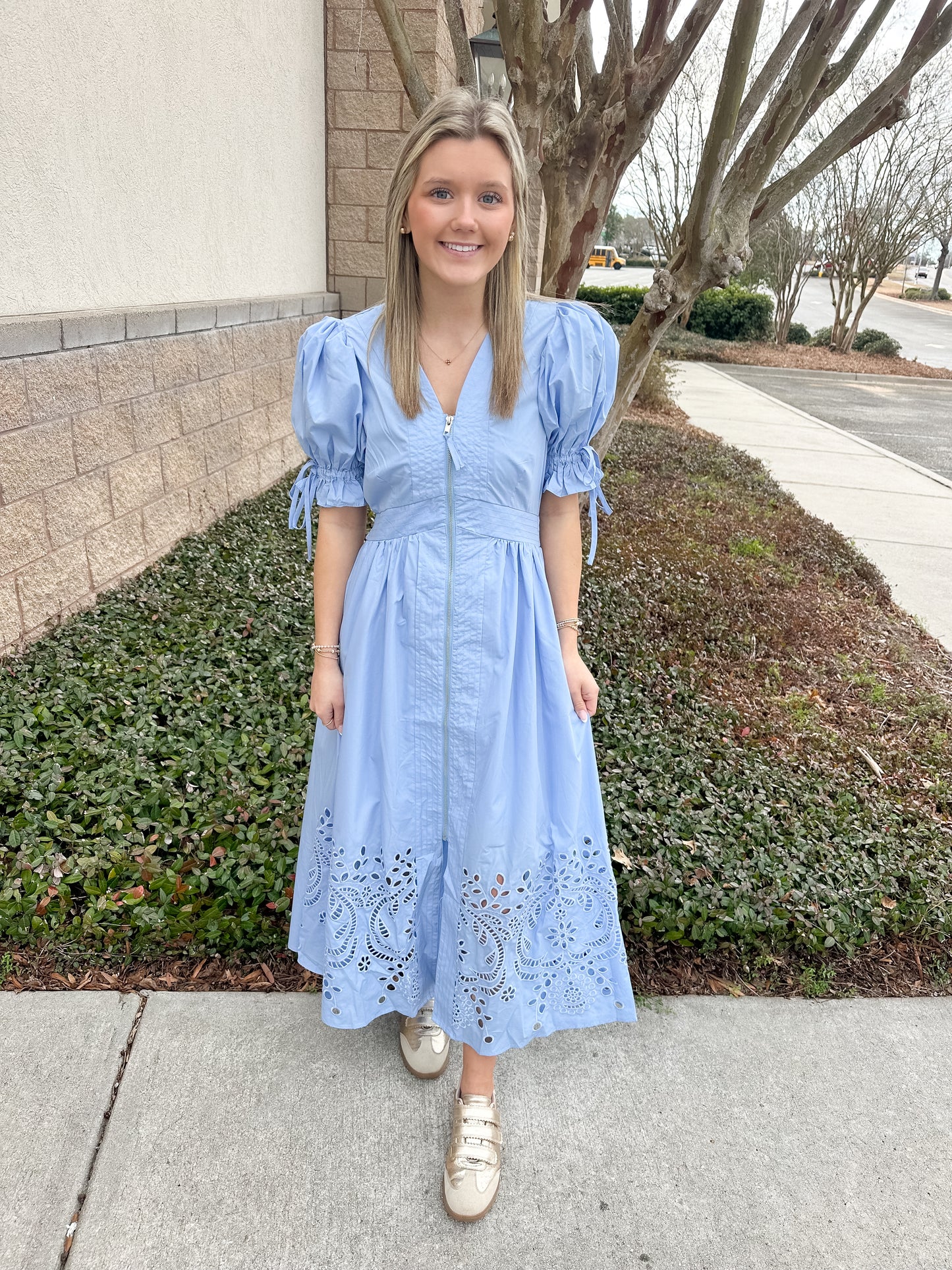 Mara Maxi Dress - Light Blue