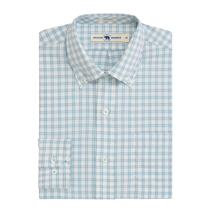 Onward Reserve Laguna Classic Fit Performance Button-Down - Surf