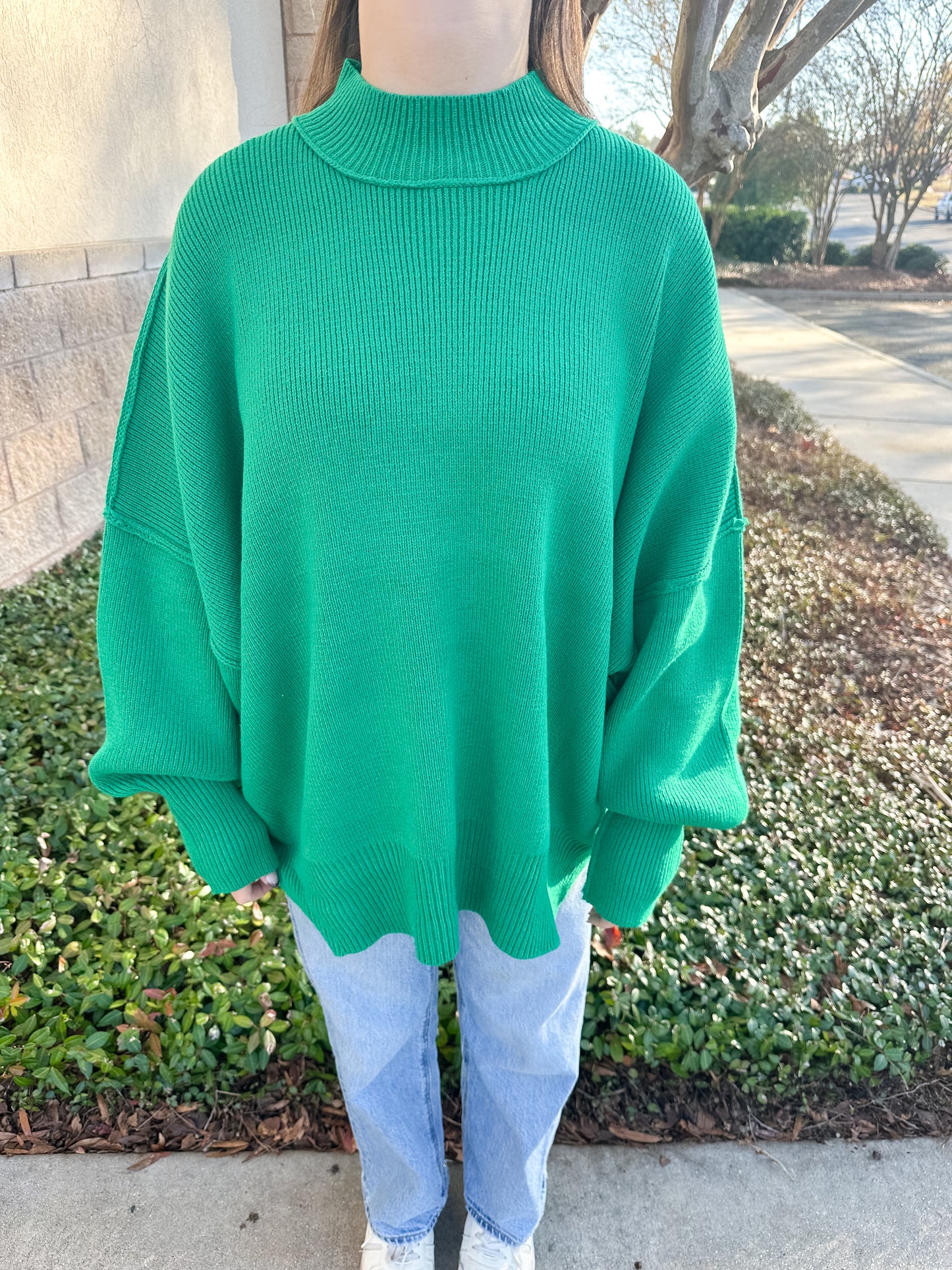 Sunday Snuggle Mock Neck Sweater