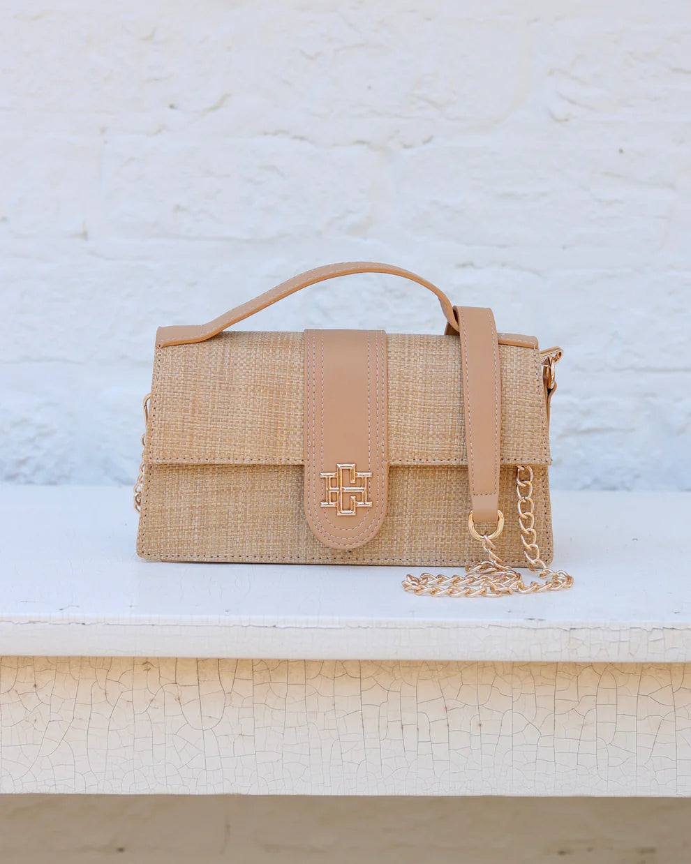 Waverly Clutch- Natural