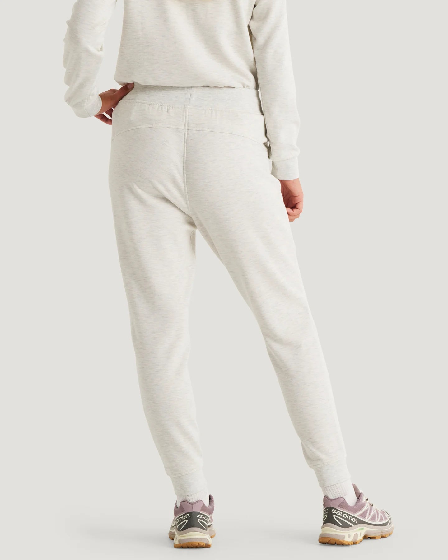 Free Fly Women’s Lightweight Fleece Jogger - Off White Heather