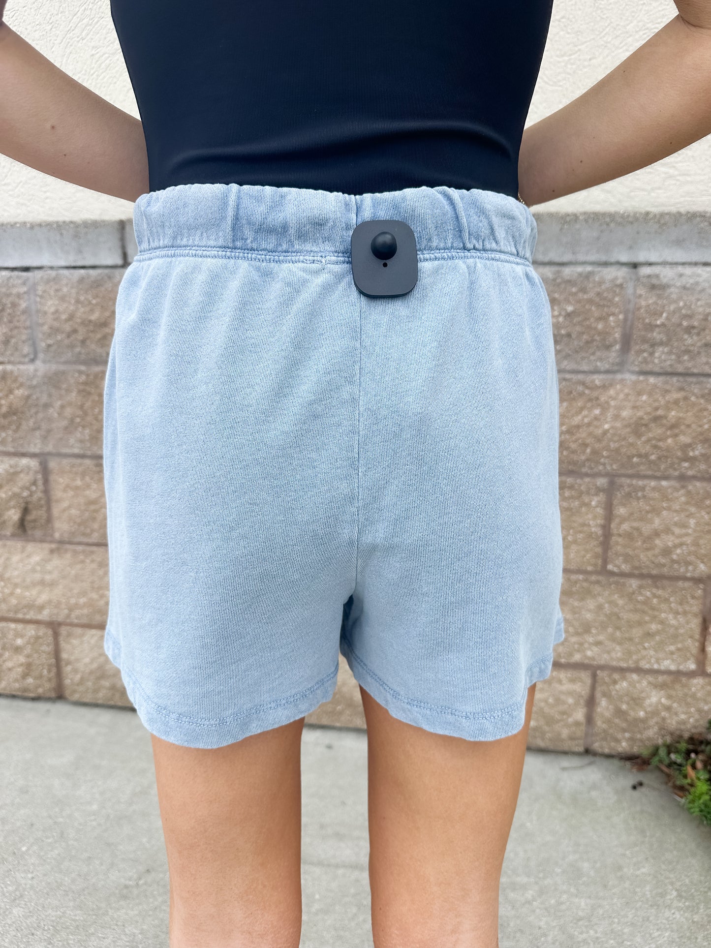 Hunter Knit Denim Short - Ocean Air Indigo