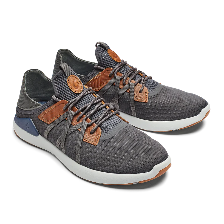 Olukai Men’s Mio Lī Everyday Athletic Shoes - Pavement|Vintage Indigo