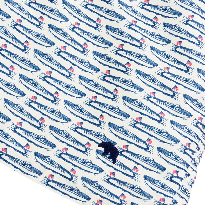 Onward Reserve Float Your Boat Swim Trunk - White
