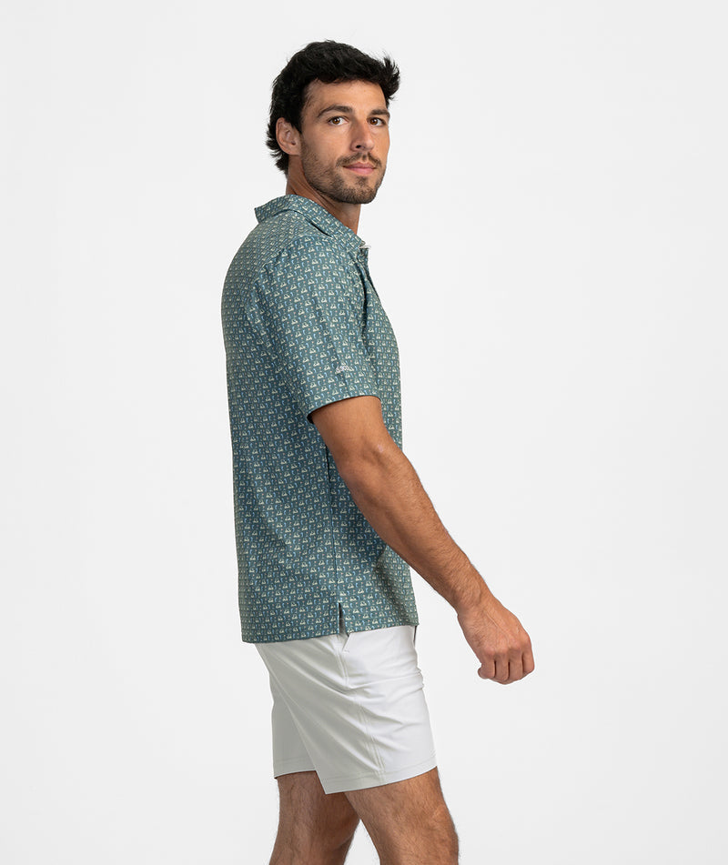SSCO Men’s Perfect Round MotionTech Polo SS - Back Nine