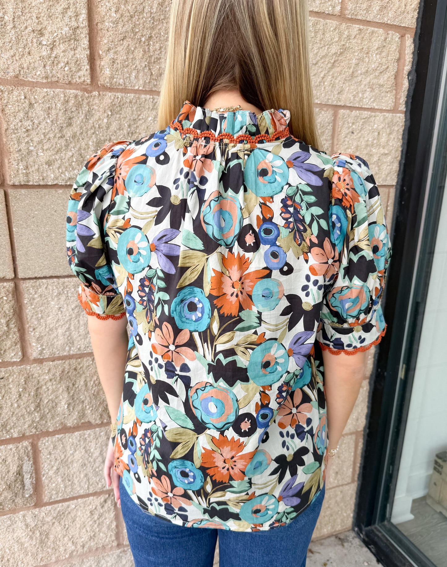 Mary Floral Top