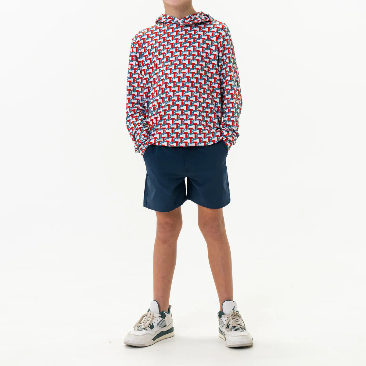 Burlebo Youth Everyday Short - Deep Water Navy - Mayan Pocket