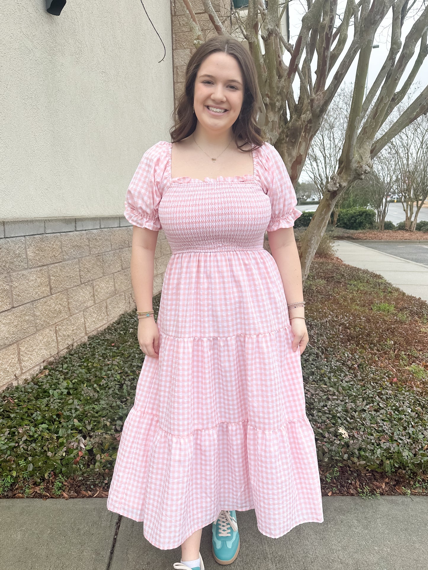 Tracy Gingham Dress