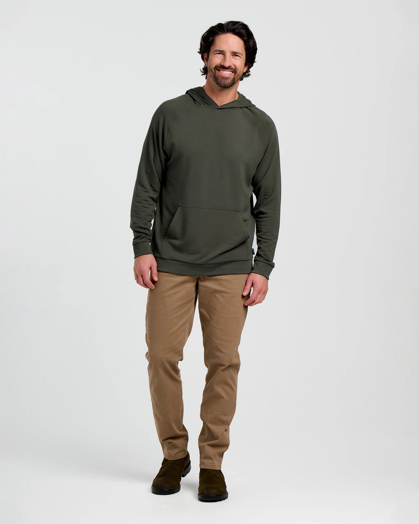 FreeFly Men’s Bamboo Lightweight Fleece Hoodie - Dark Forest