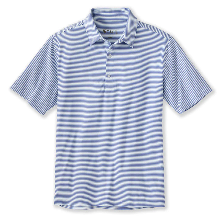 TSG Men’s Topper Performance Polo - Navy Reel Stripe