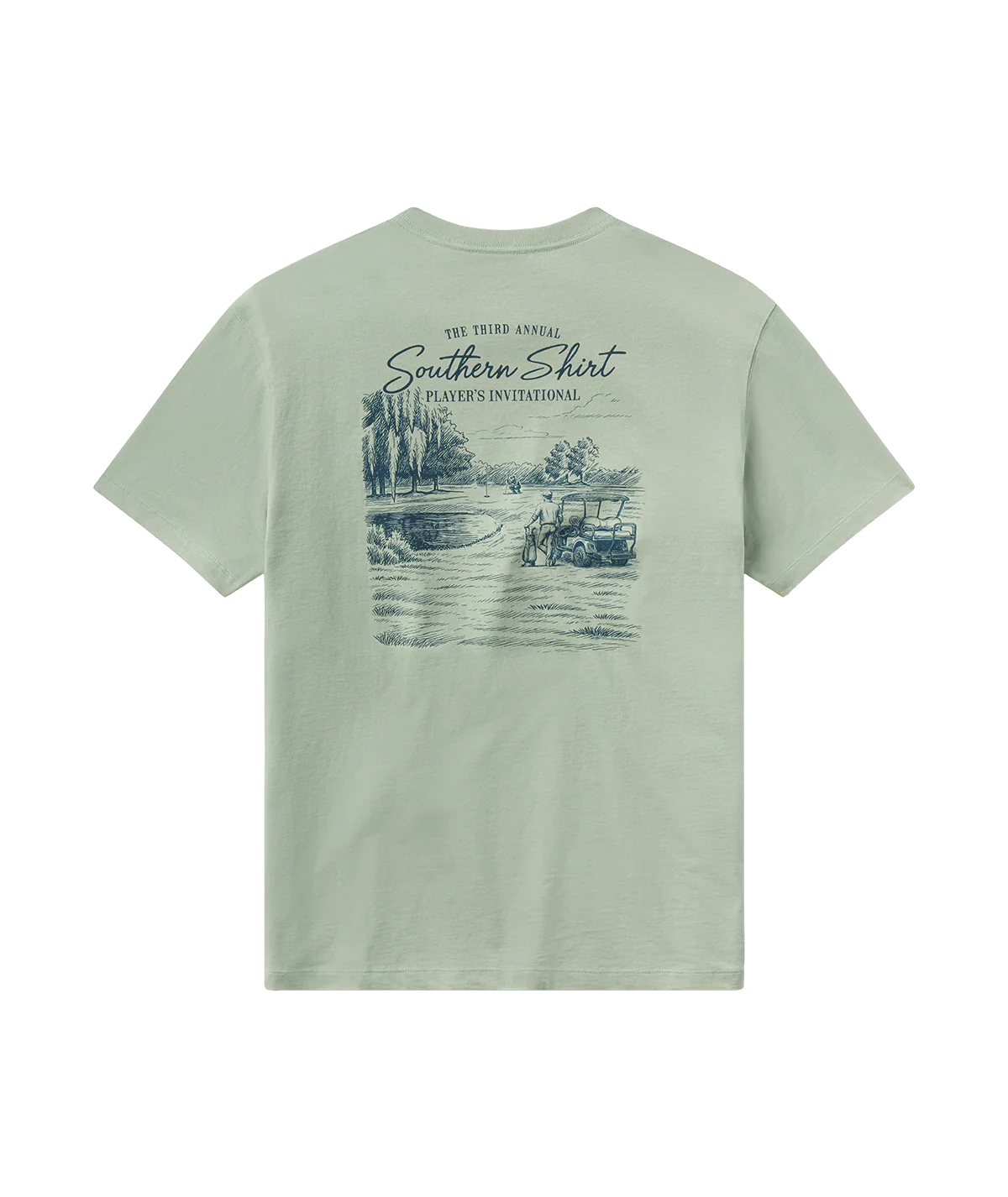SSCO Men’s Players Invitational S/S T-Shirt - Iceberg Green