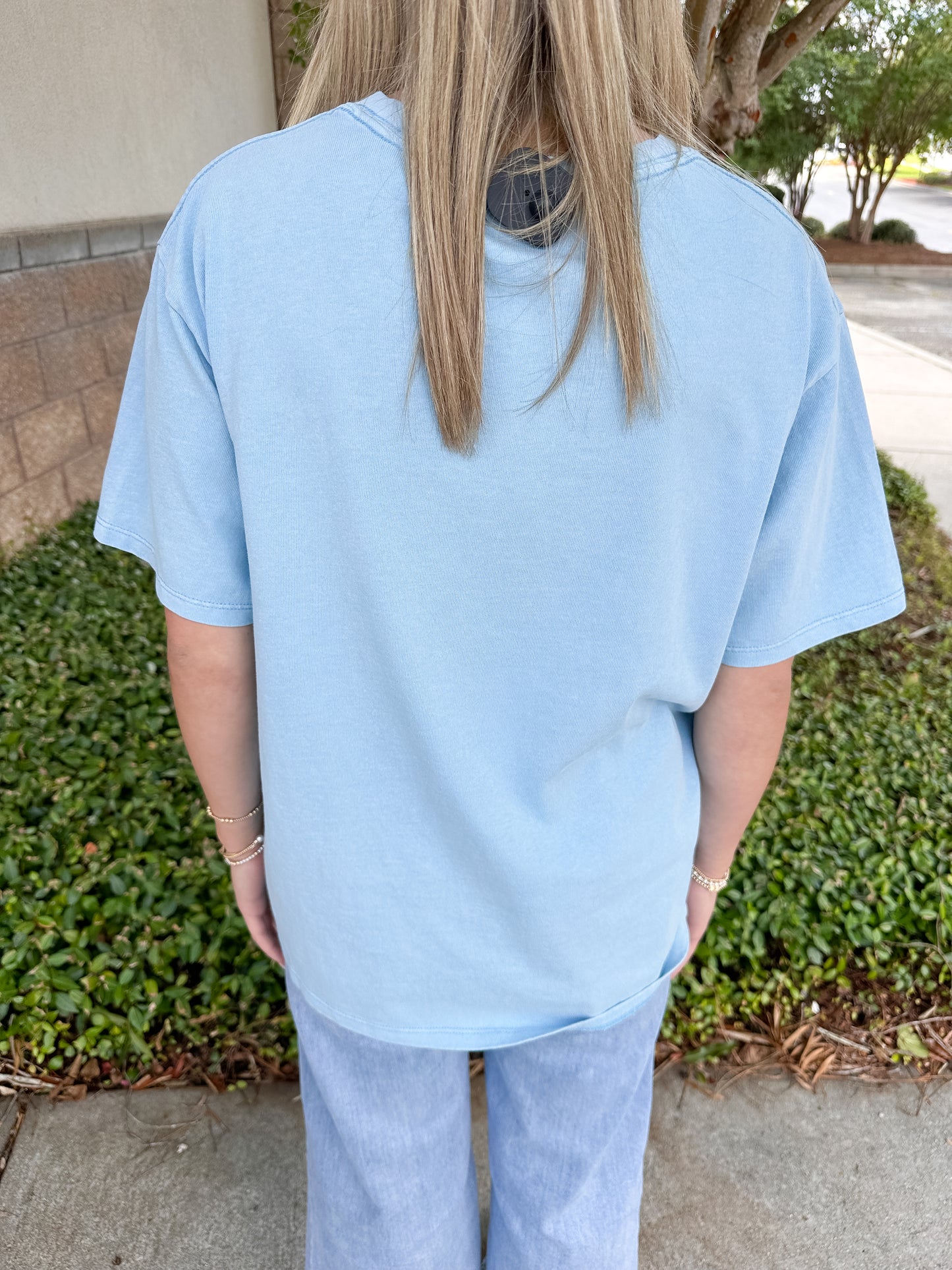 Velma Basic Tee - Blue