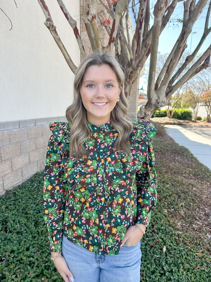 Sarah Floral Top