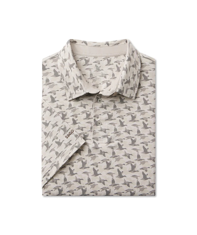 SSCO Men’s Mallard Mirage Printed Polo - Mirage