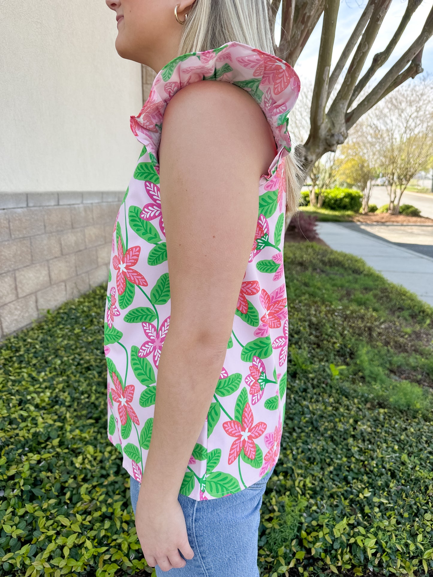 Leigh Top - Island Muse Pink