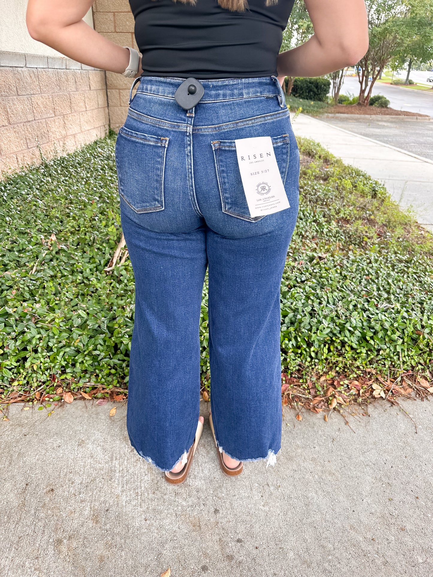 Risen Lily Jeans - Dark