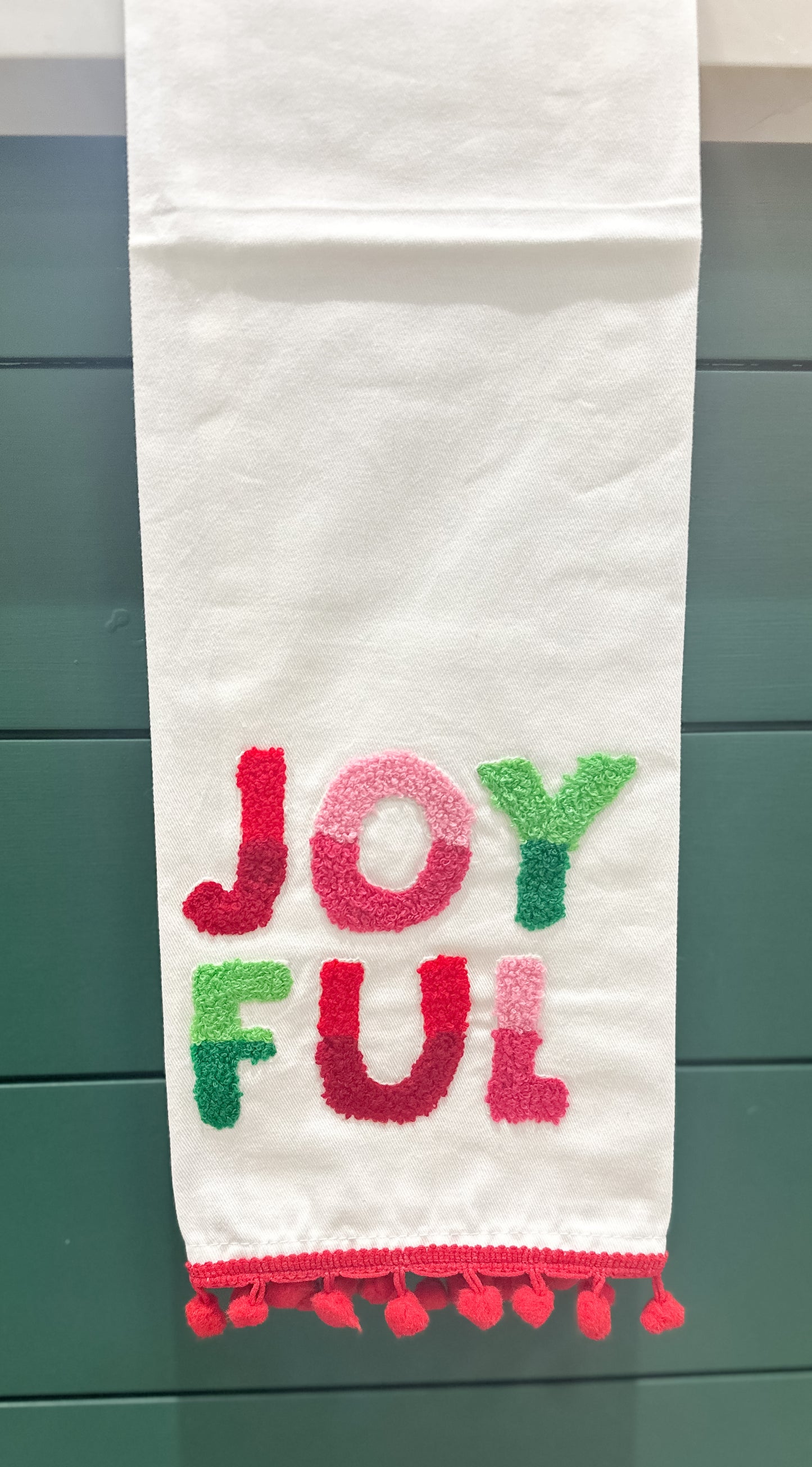 MS Holiday Tea Towel - Joyful