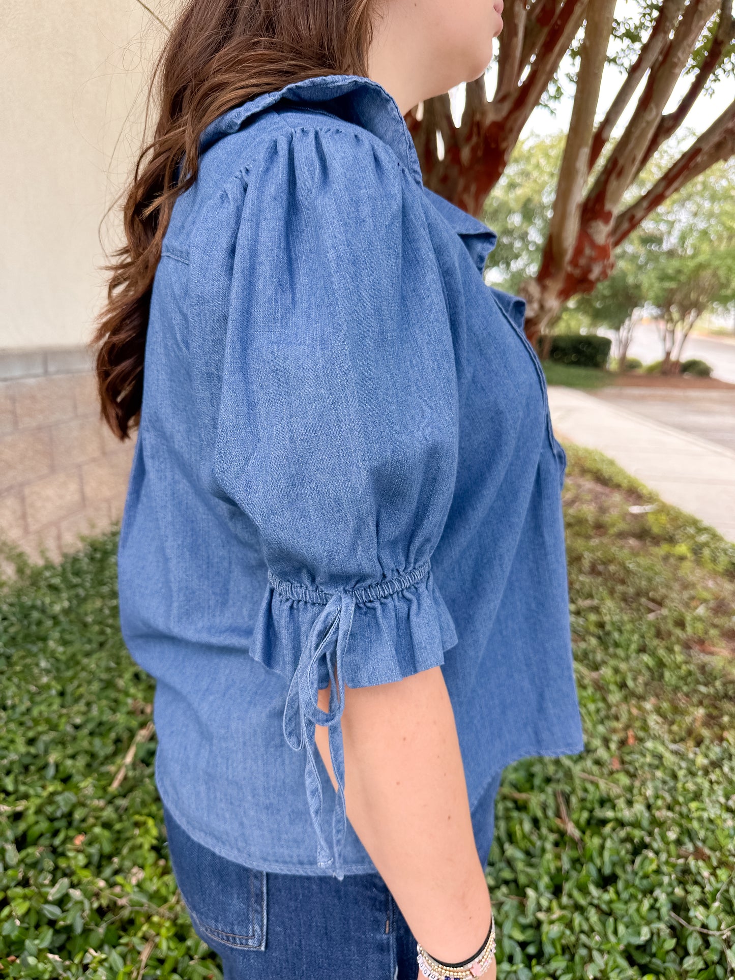 Gilbert Denim Top