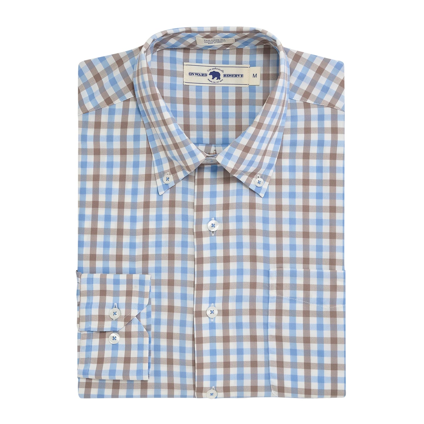 Onward Reserve Allen Tailored Fit Performance Button-Down - Beech
