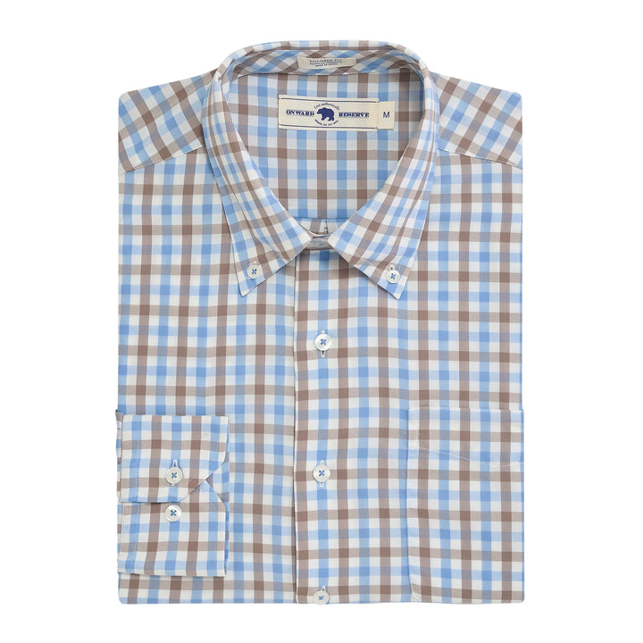 Onward Reserve Allen Tailored Fit Performance Button-Down - Beech