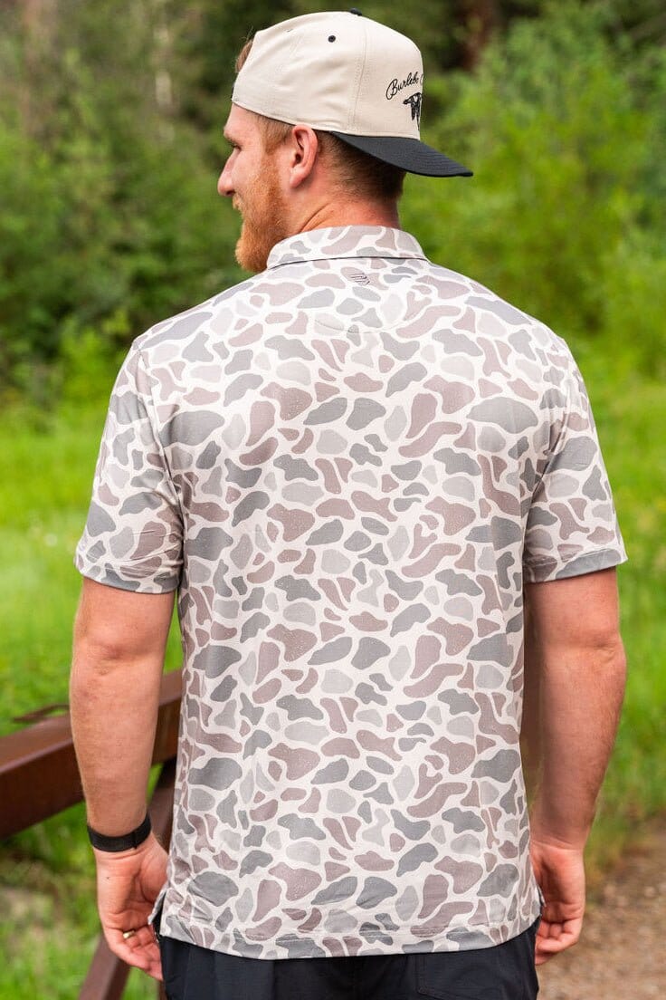 Men’s Burlebo Performance Polo - Deer Camo