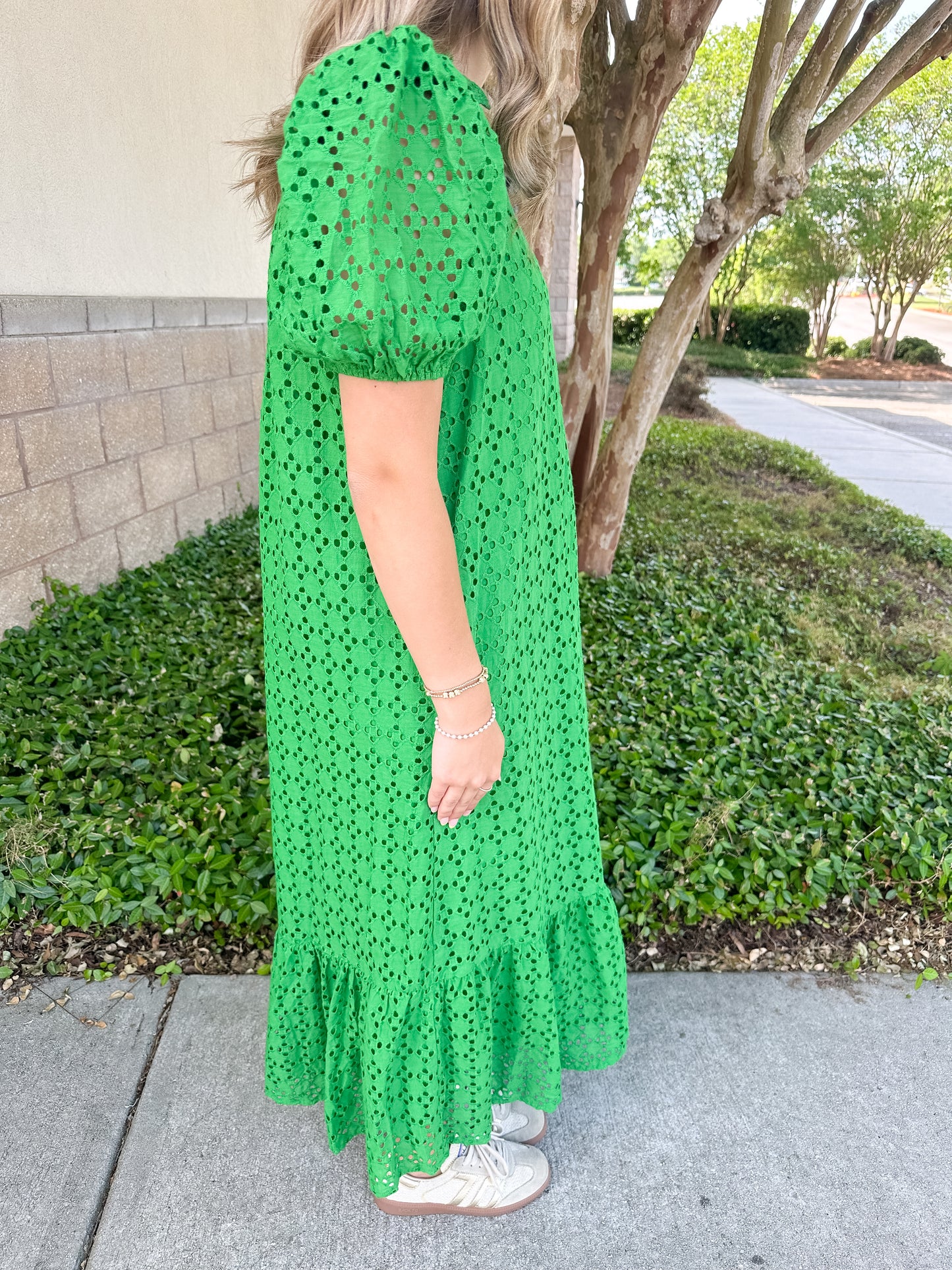 Elise Eyelet Maxi Dress