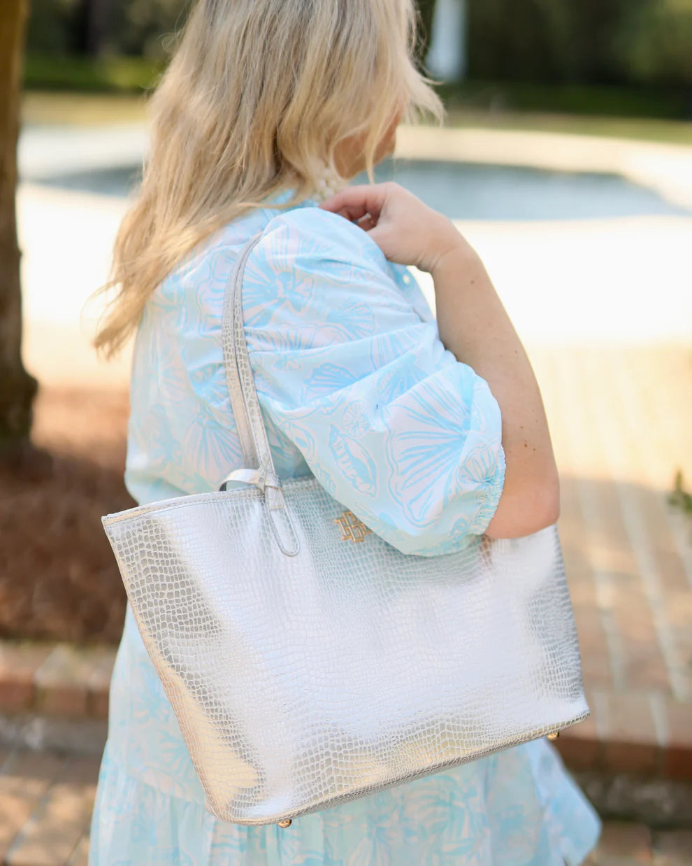 CH Sheffield Tote - Silver EC