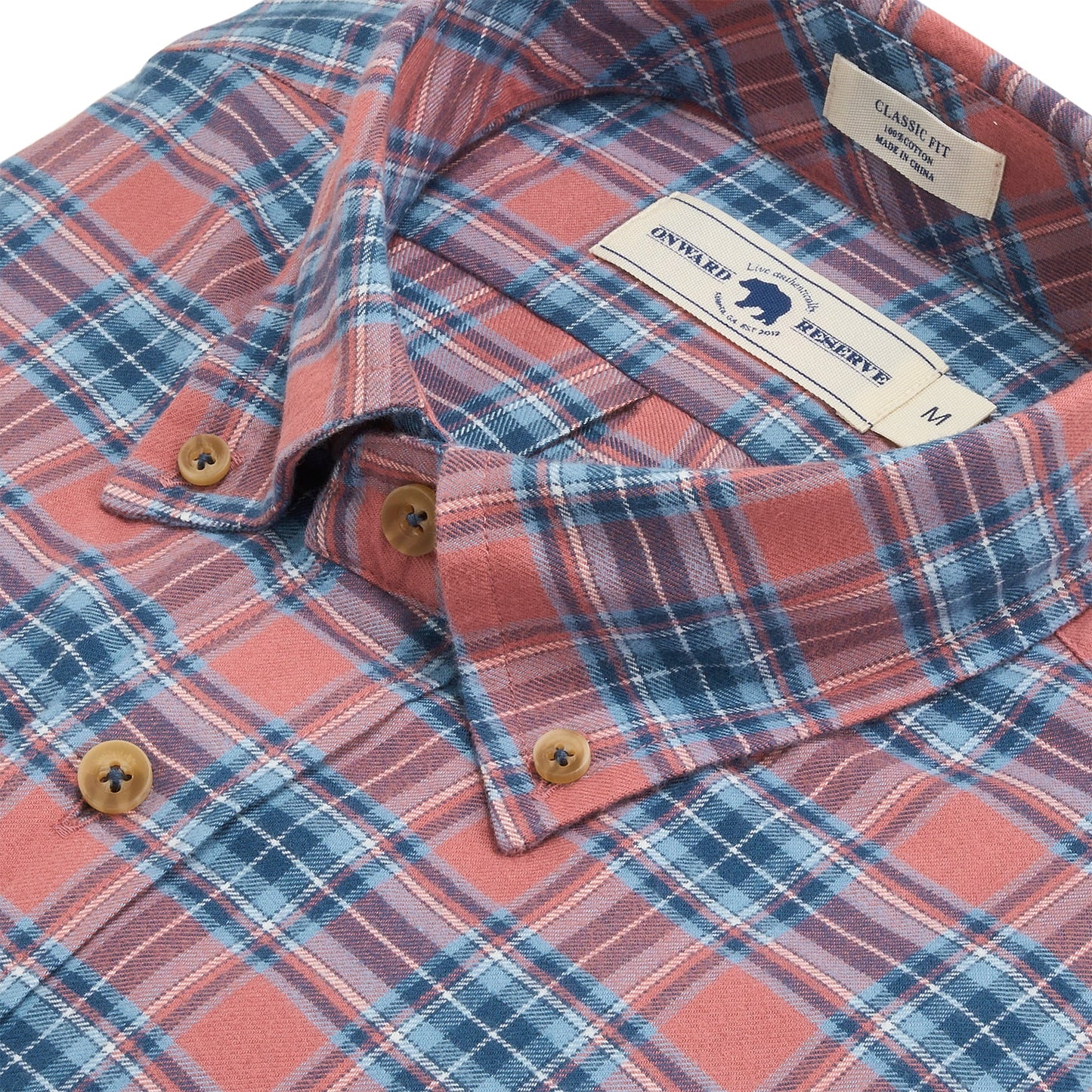 Onward Reserve Whipcord Featherweight Flannel - Crabapple