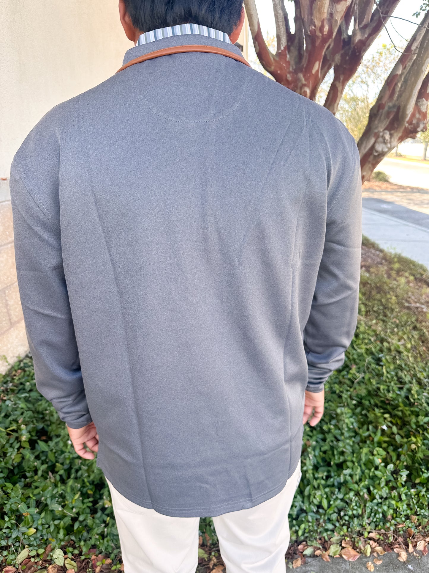 S. Casanova Performance Thurgood Quarter Zip - Gunmetal