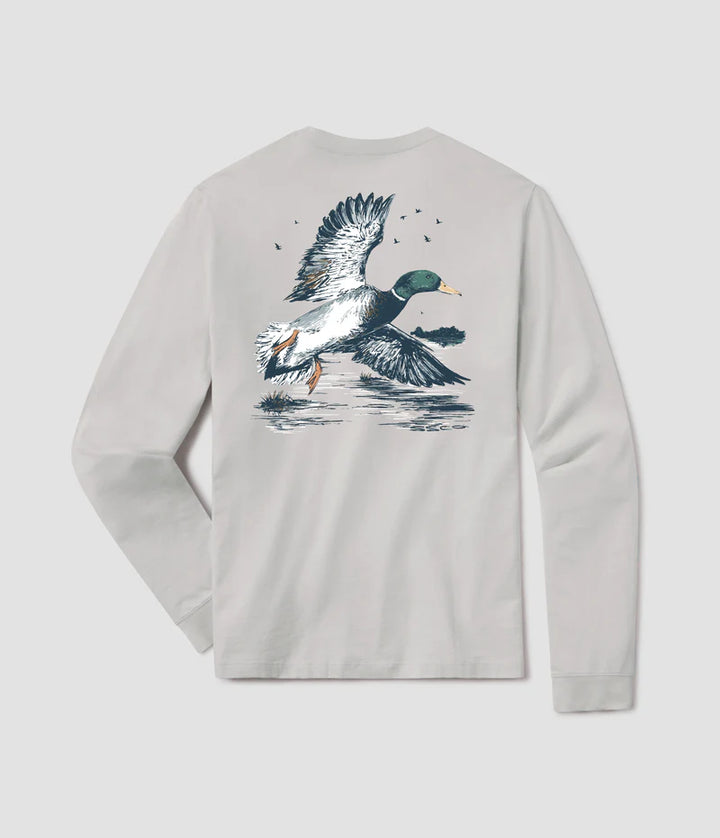 SSCO Men’s Winged Pursuit L/S Pocket T-Shirt - Oyster