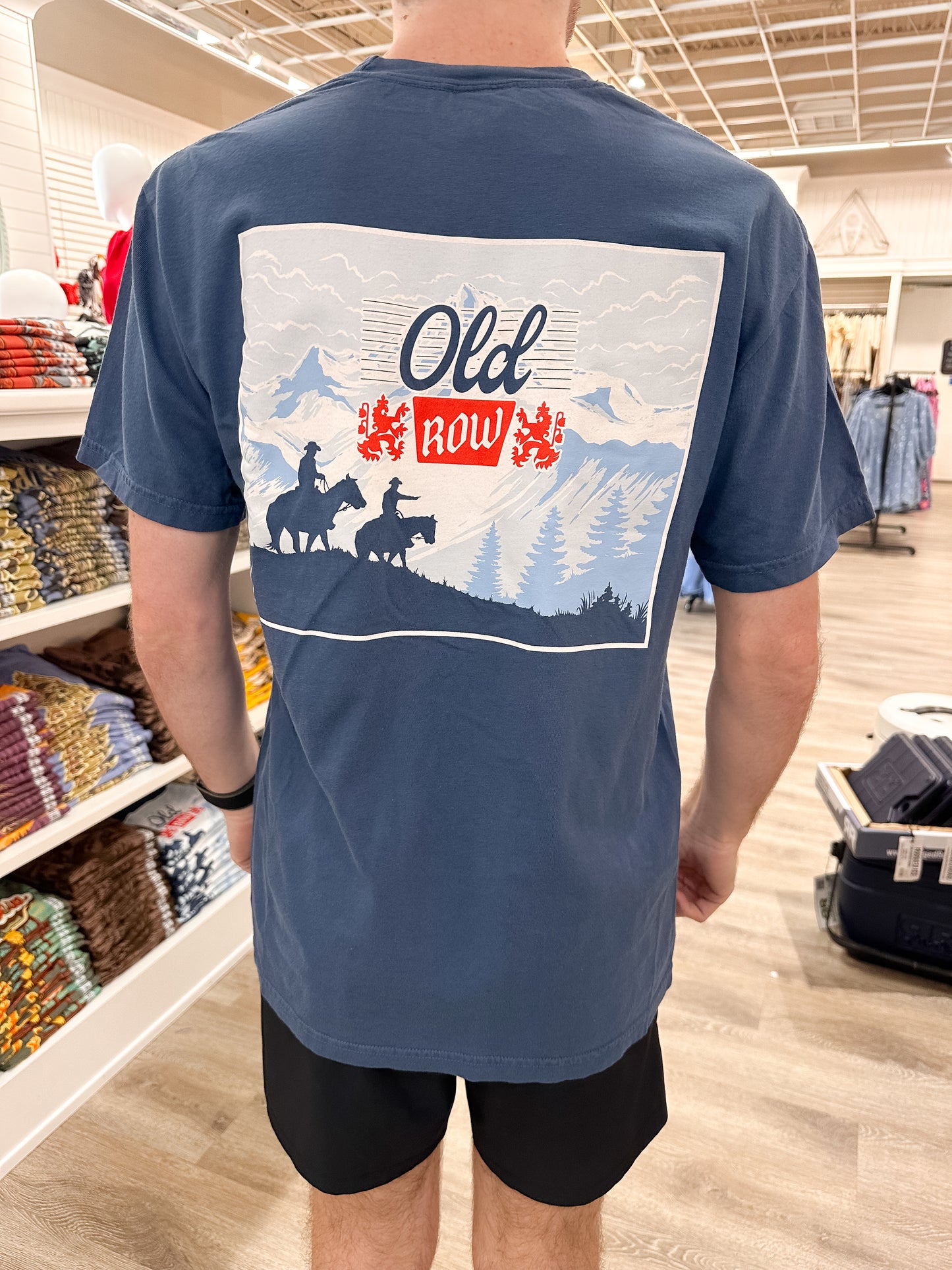 Old Row Outdoors Banquet S/S Pocket T-Shirt - Midnight
