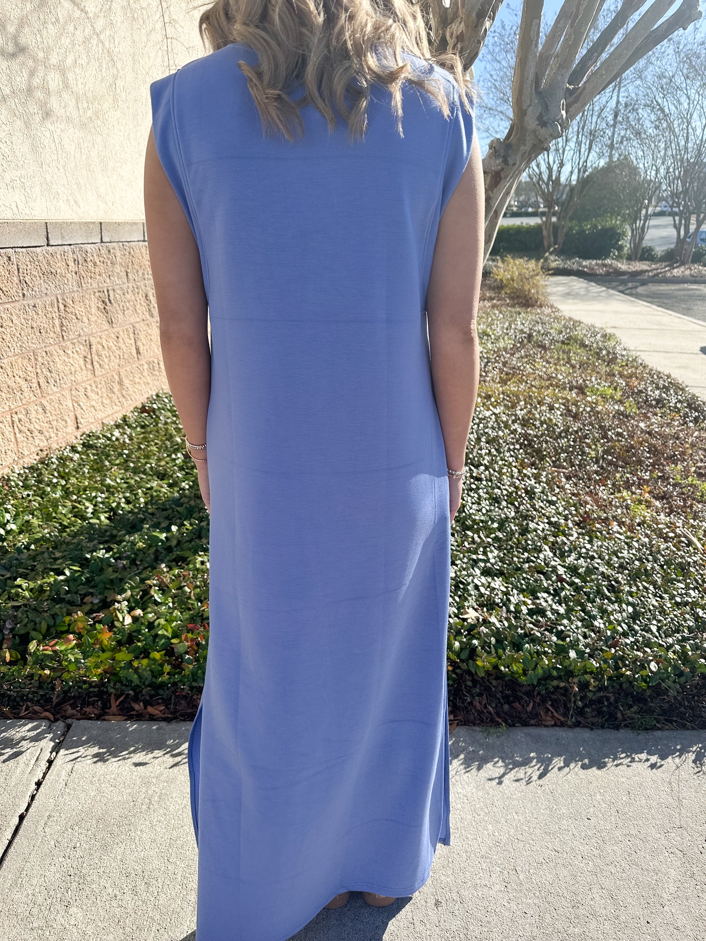 Brenda Basic Maxi - Blue