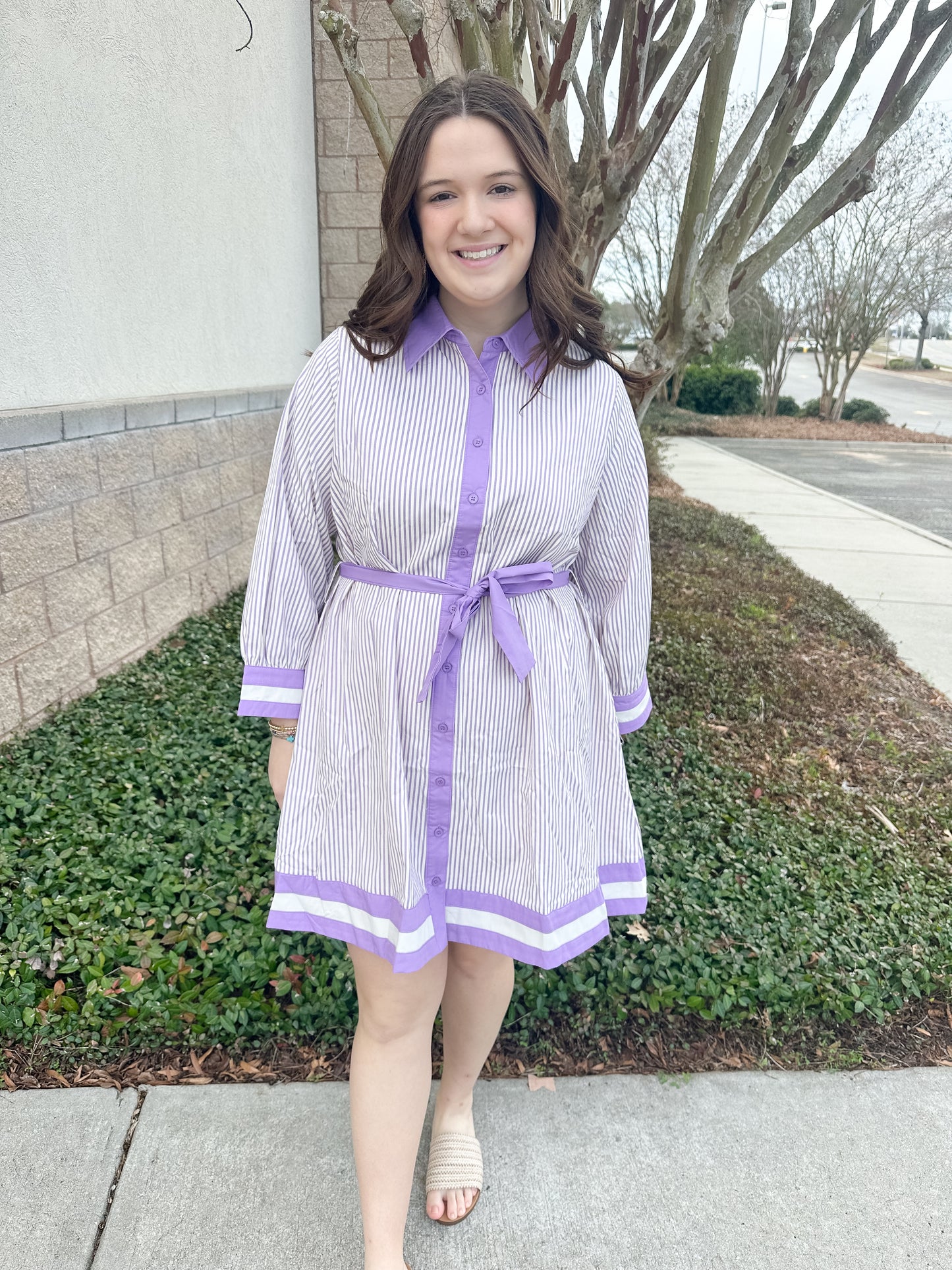 Augusta Dress - Lavender