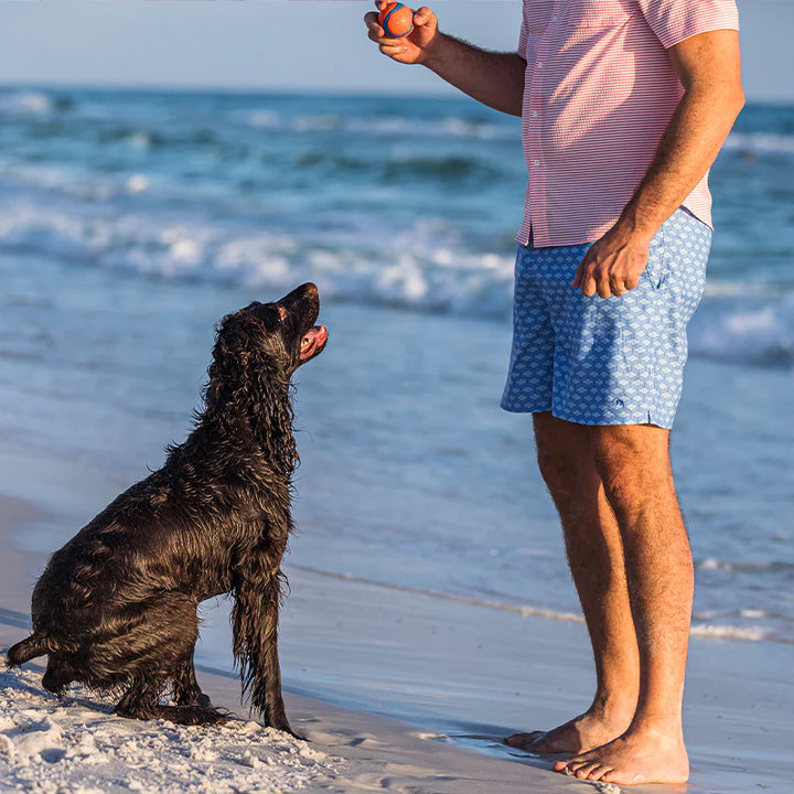 Onward Reserve Barb Swim Trunk - Azurine