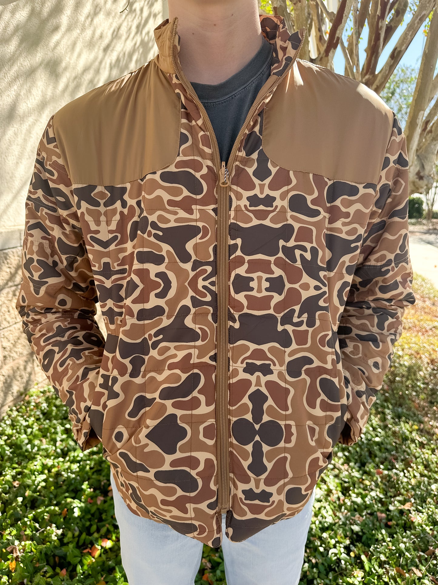 S. Casanova F25 Camo Carter Reversible Lofted Jacket