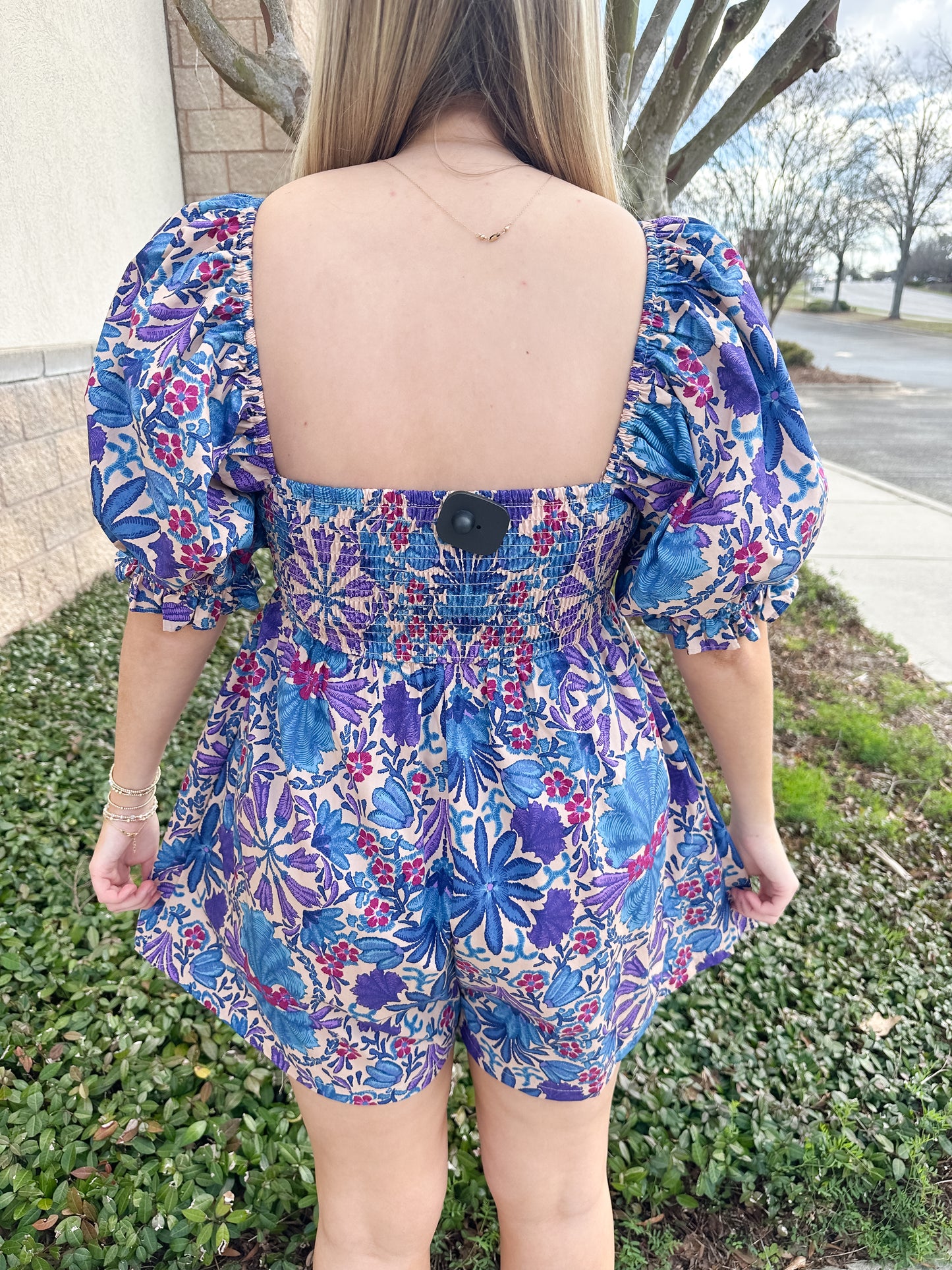 Indigo Garden Romper