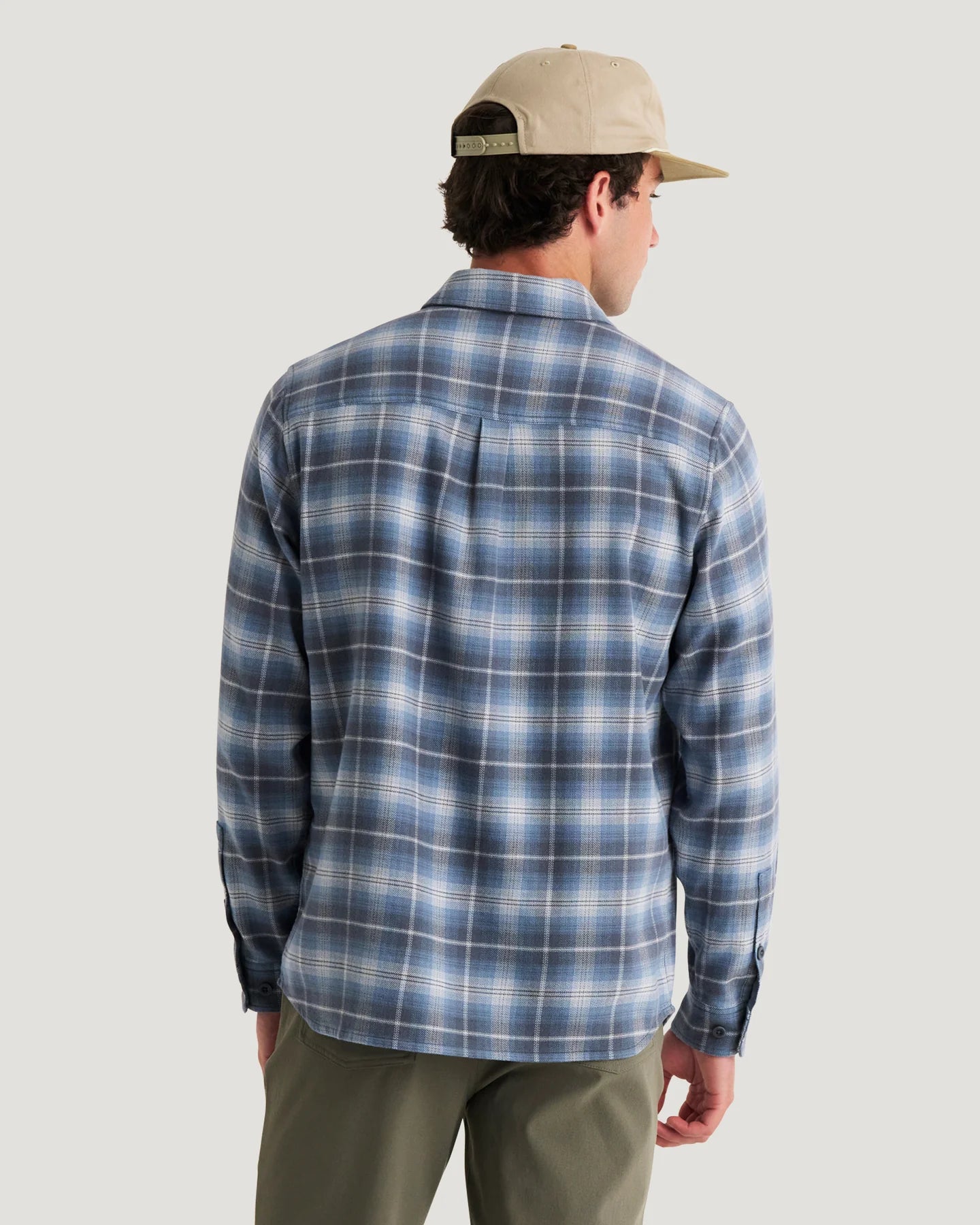 Free Fly Men’s Seawool Flannel Skirt - Storm Cloud Plaid