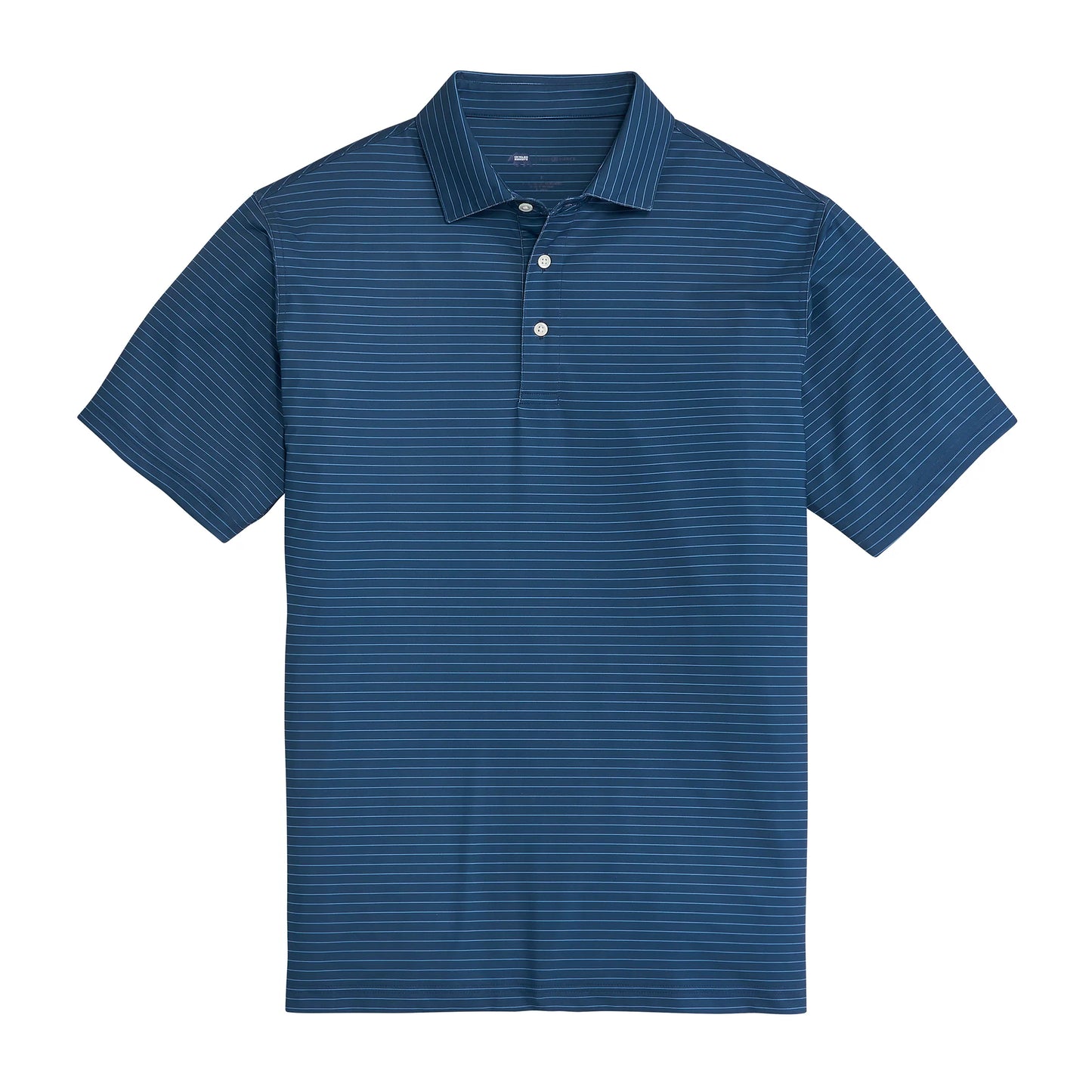Onward Reserve Atlantic Stripe Performance Polo - Ensign Blue