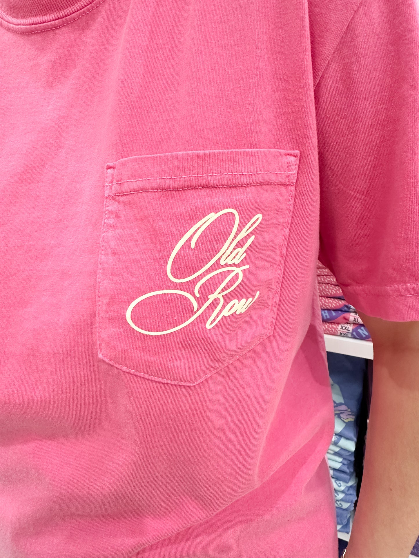 Old Row Wine Not S/S Pocket T-Shirt - Crunchberry