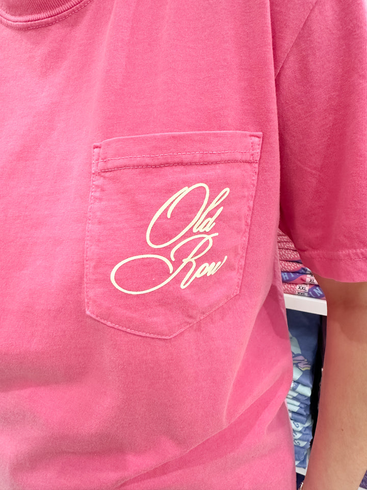 Old Row Wine Not S/S Pocket T-Shirt - Crunchberry