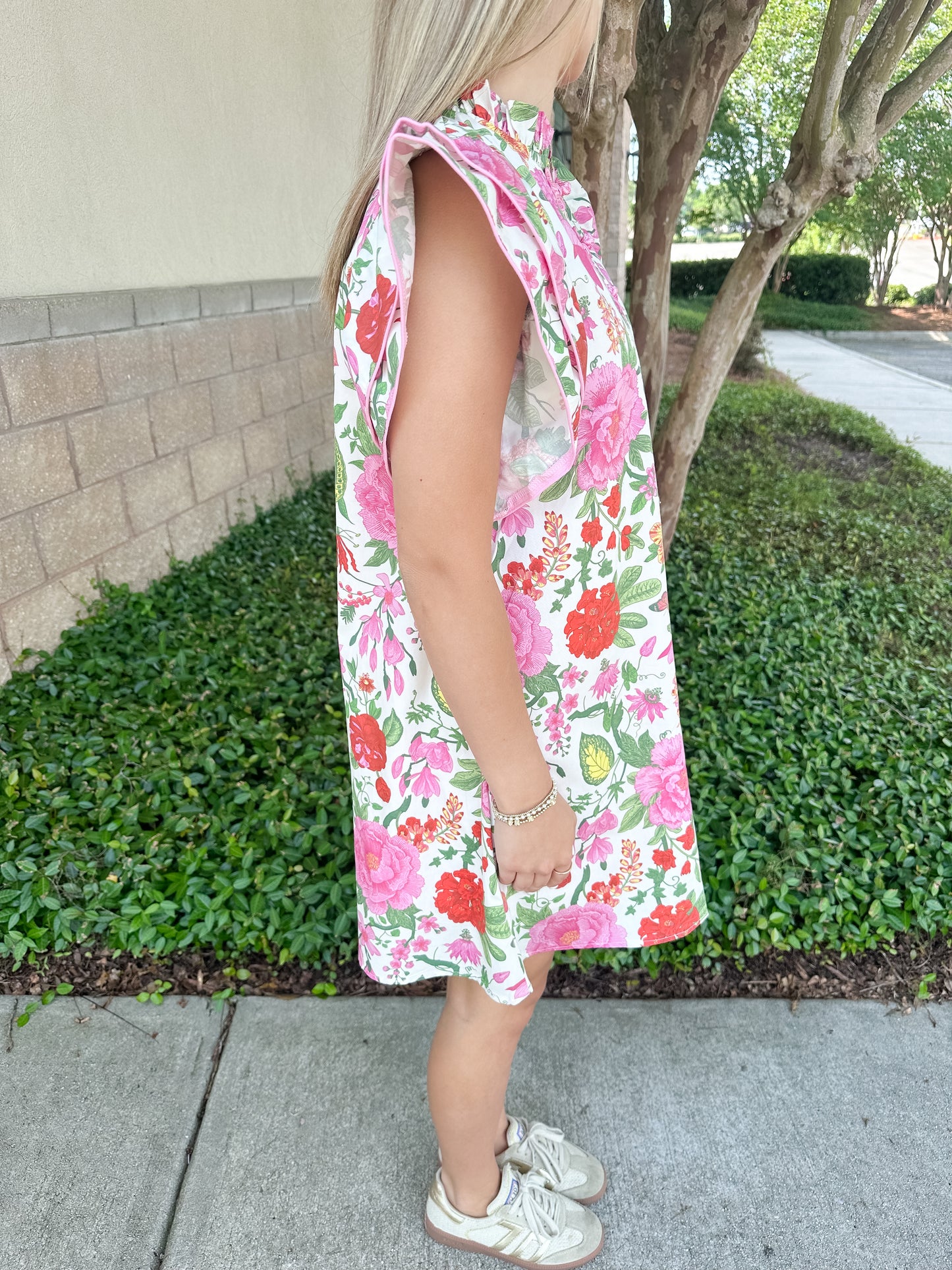 Jenna Butterfly Button Dress