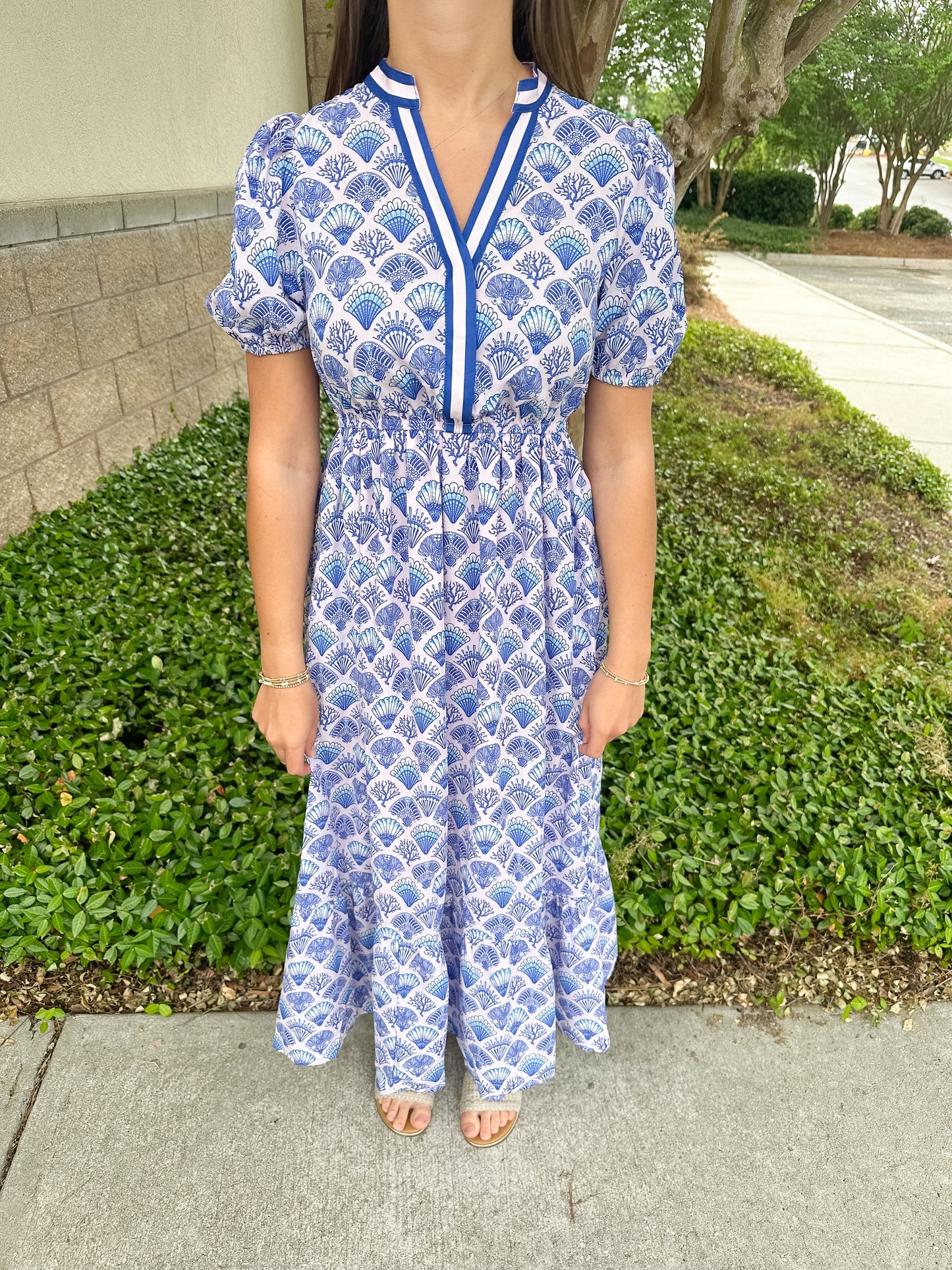 Prim Shells Maxi Dress